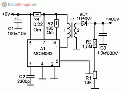 Тестер для проверки на напряжение пробоя диодов, транзисторов (до 620В)